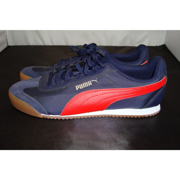 puma soft foam shoes blue